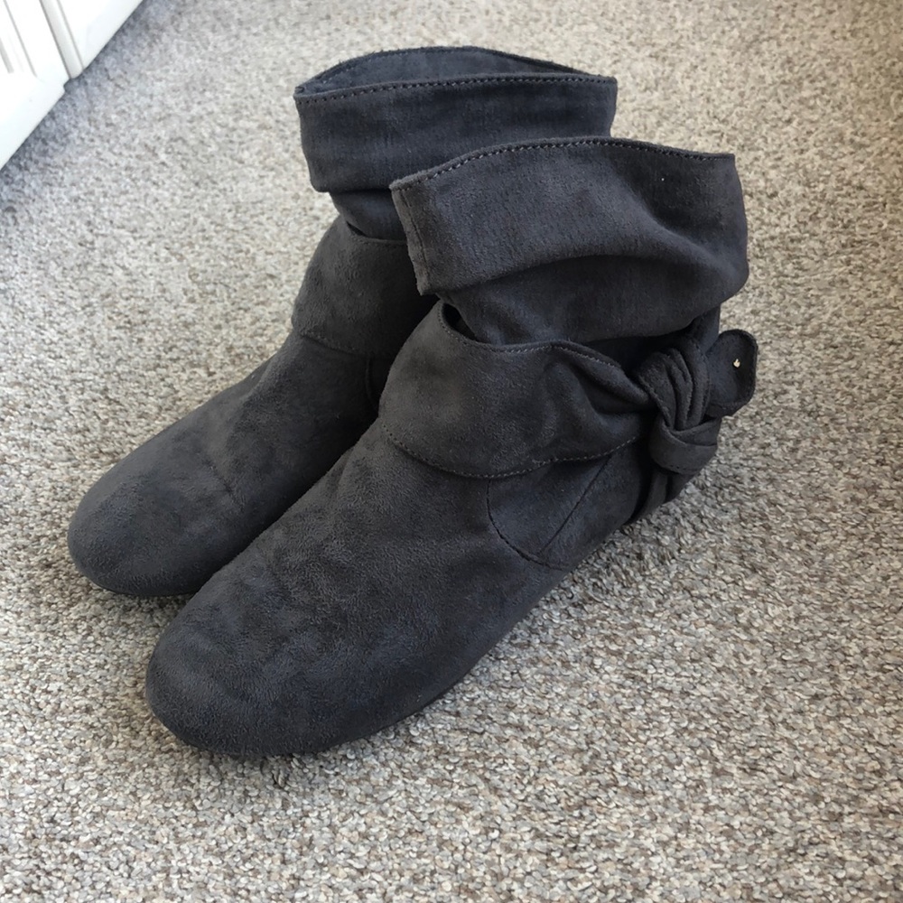Gray Booties